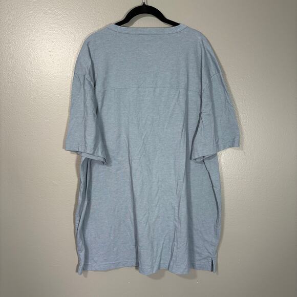 Duluth Trading Company Men's Blue Henley Pocket Tee - Size 2XL - Short Sleeves - Picture 6 of 6